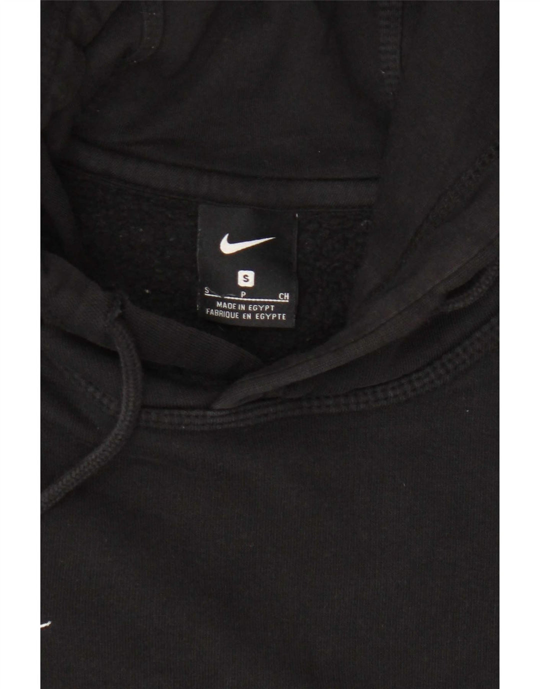 Maglia con cappuccio Nike da uomo piccola nera
