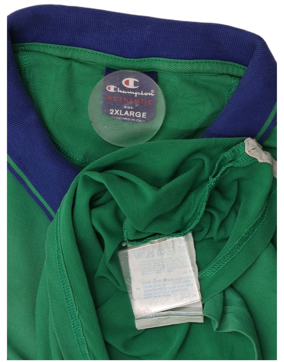 Polo da uomo Champion 2XL cotone verde