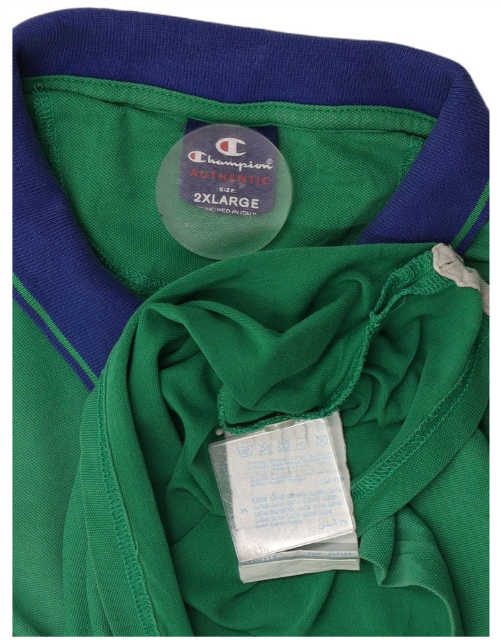 Polo da uomo Champion 2XL cotone verde