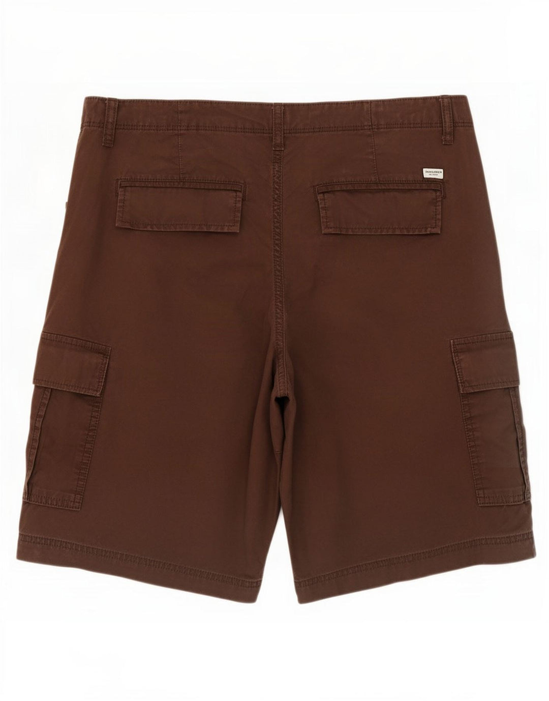 Pantaloncini cargo da uomo Jack & Jones grandi W34 in cotone marrone
