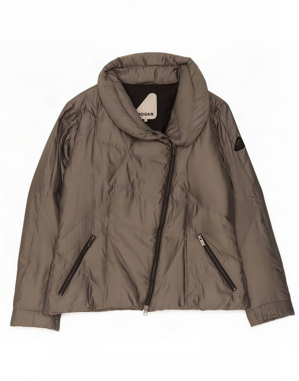 Piumino Donna Hogan IT 46 Large Grigio Poliestere