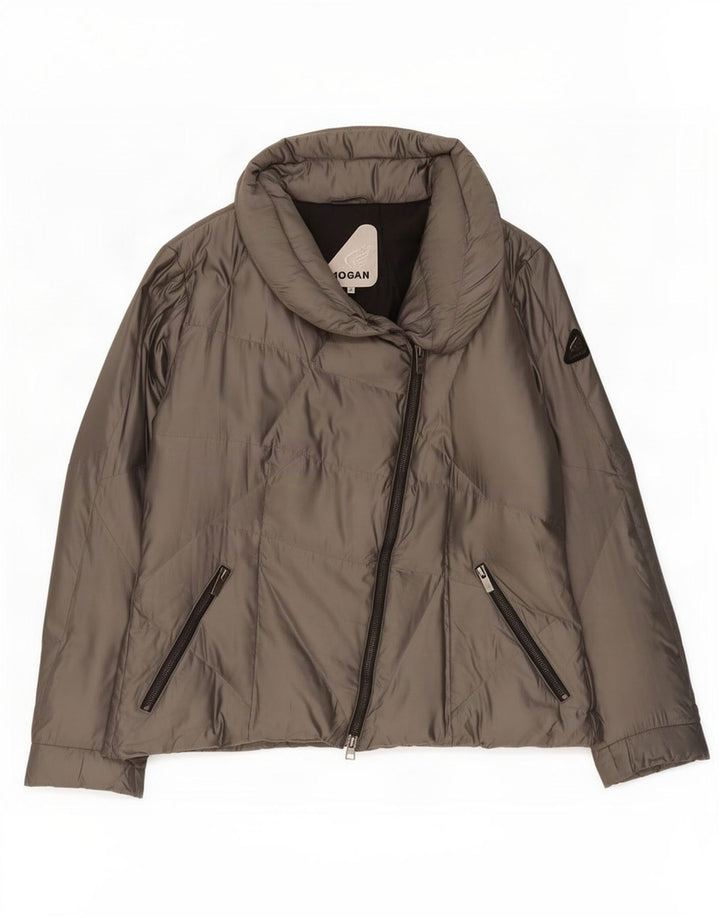 Piumino Donna Hogan IT 46 Large Grigio Poliestere