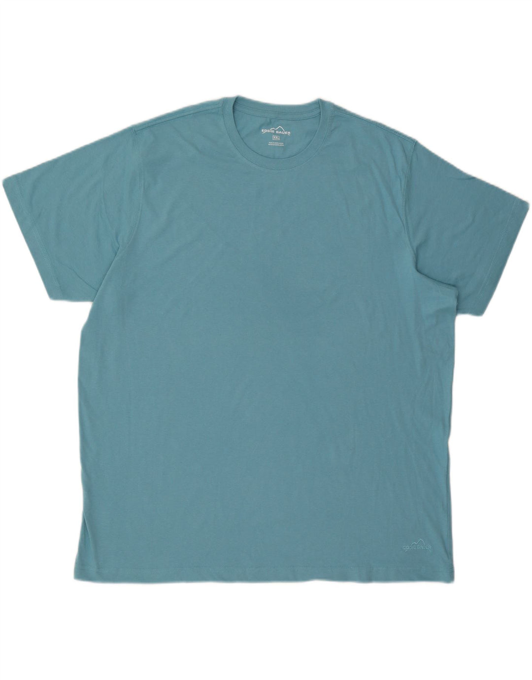 T-shirt da uomo EDDIE BAUER Top 2XL cotone blu