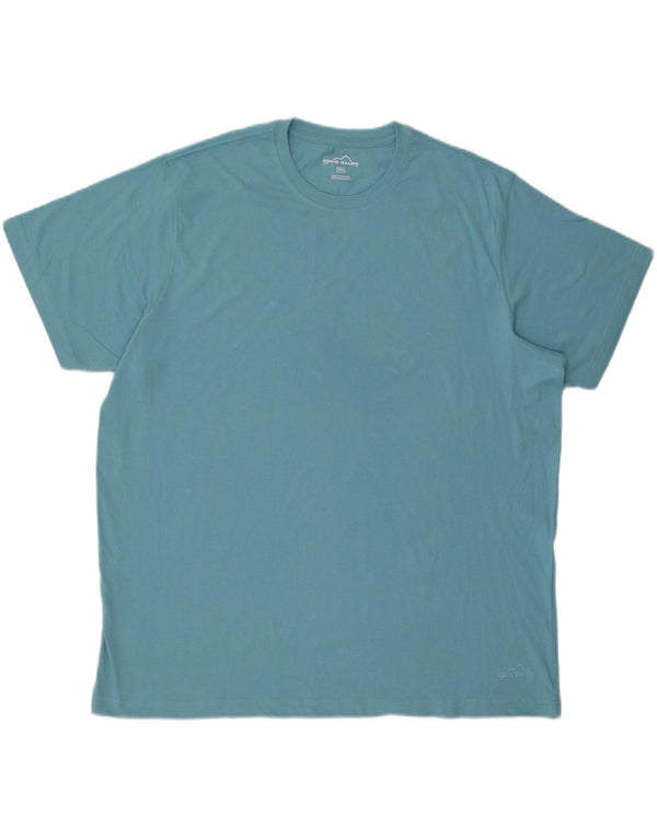 T-shirt da uomo EDDIE BAUER Top 2XL cotone blu