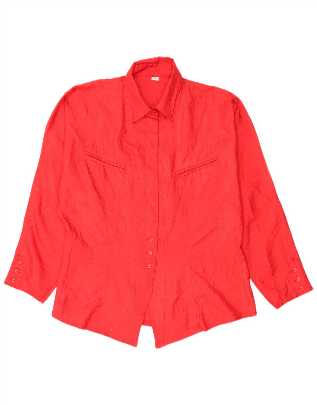 Camicetta da donna VINTAGE EU 38 Poliestere rosso medio