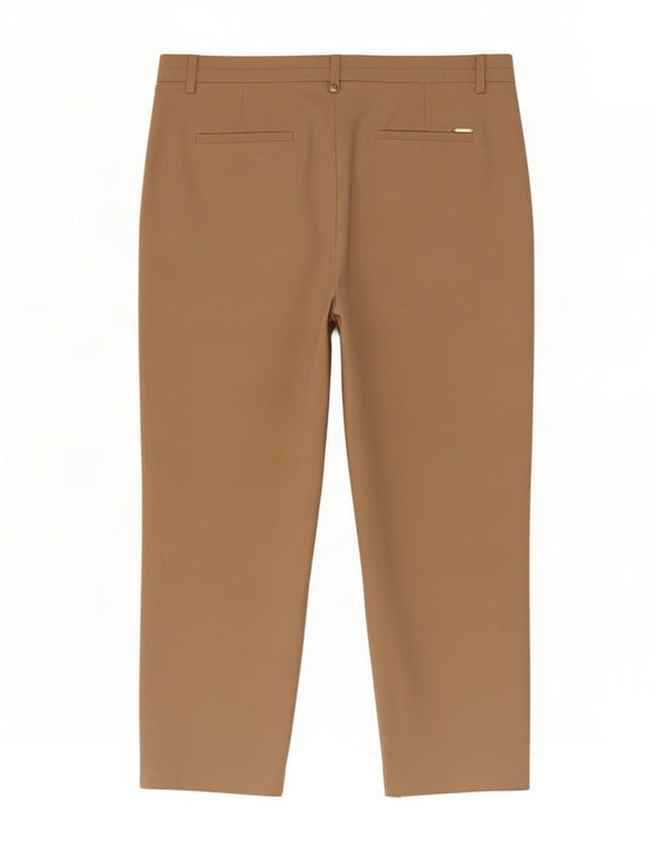 Pantaloni Capri affusolati da donna Marks & Spencer UK 12 Medium W32 L23 Beige