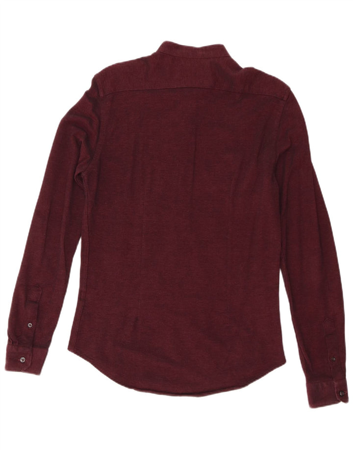 Camicia slim fit da uomo Zara piccola marrone