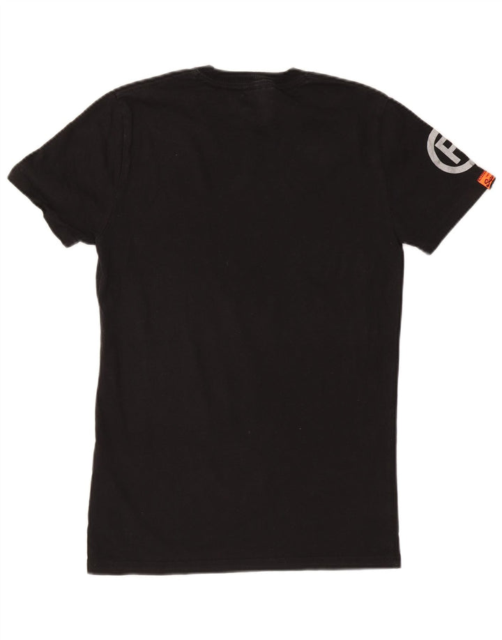 T-shirt grafica da uomo SUPERDRY Top XS in cotone nero