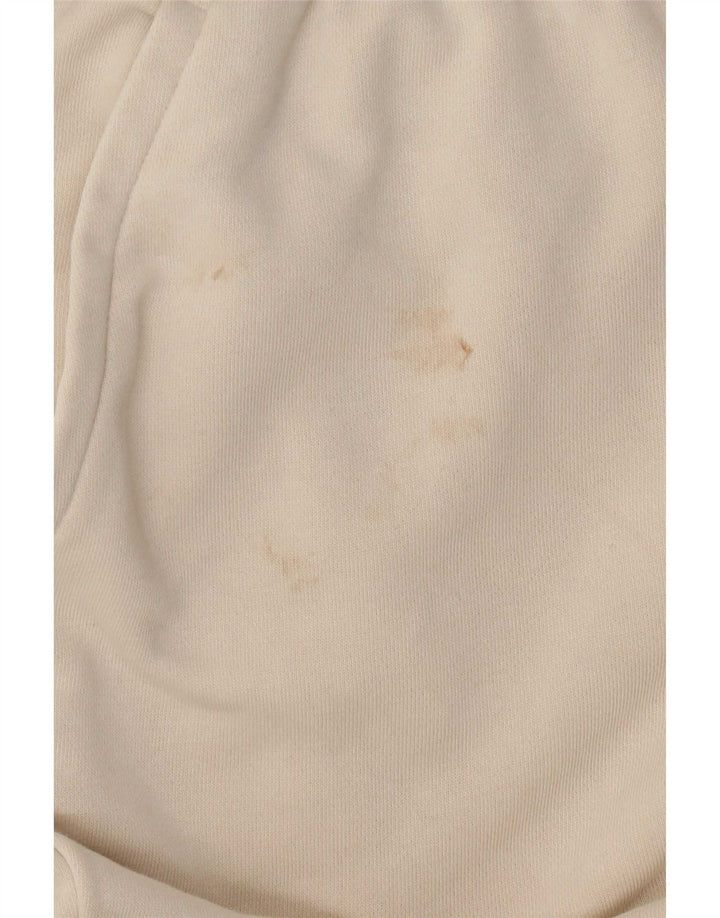 Pantaloni da tuta grafica da uomo Adidas Joggers in cotone beige medio