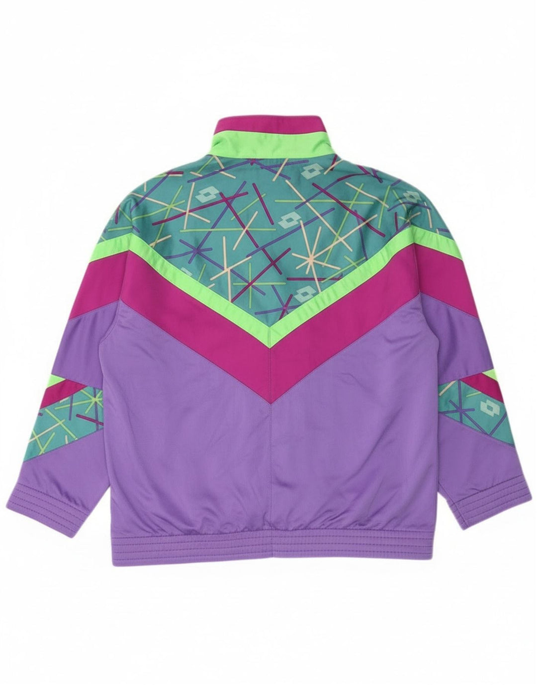Giacca da tuta oversize da donna Lotto UK 14 Blocco colore viola medio
