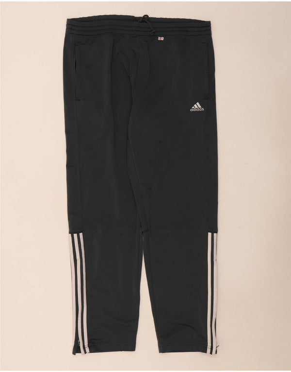 Pantaloni da tuta da uomo Adidas UK 42/44 Large Grigio Poliestere