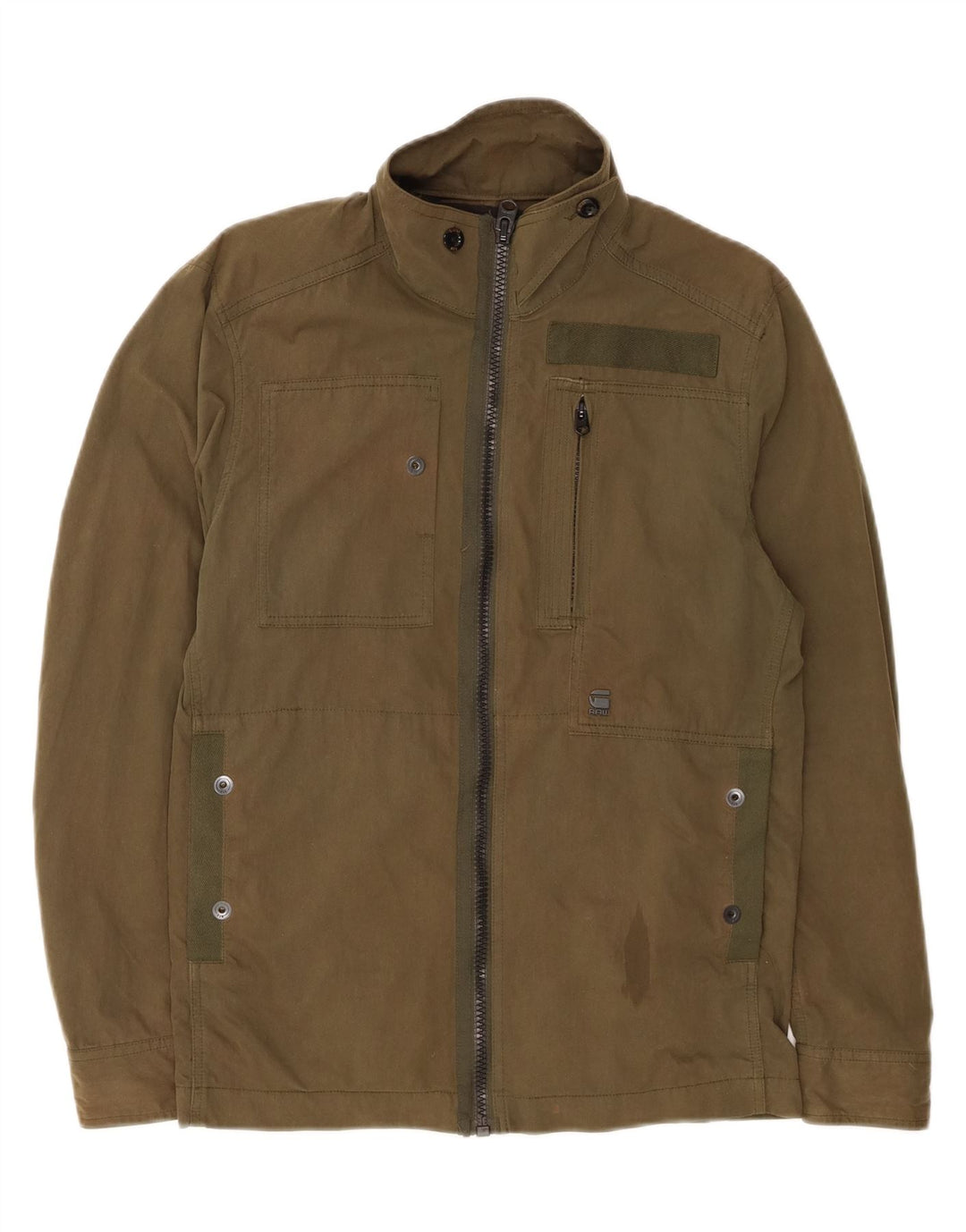 G-STAR Mens Utility Jacket UK 36 Small Khaki Cotton Vintage G-Star and Second-Hand G-Star from Messina Hembry 