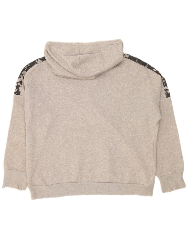 Felpa con cappuccio oversize grafica da donna Puma UK 16 Large Grey Camouflage