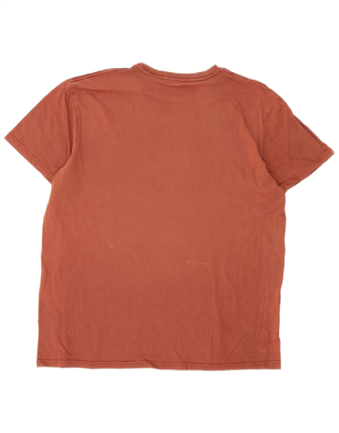 T-shirt grafica da uomo Volcom Top grande in cotone marrone