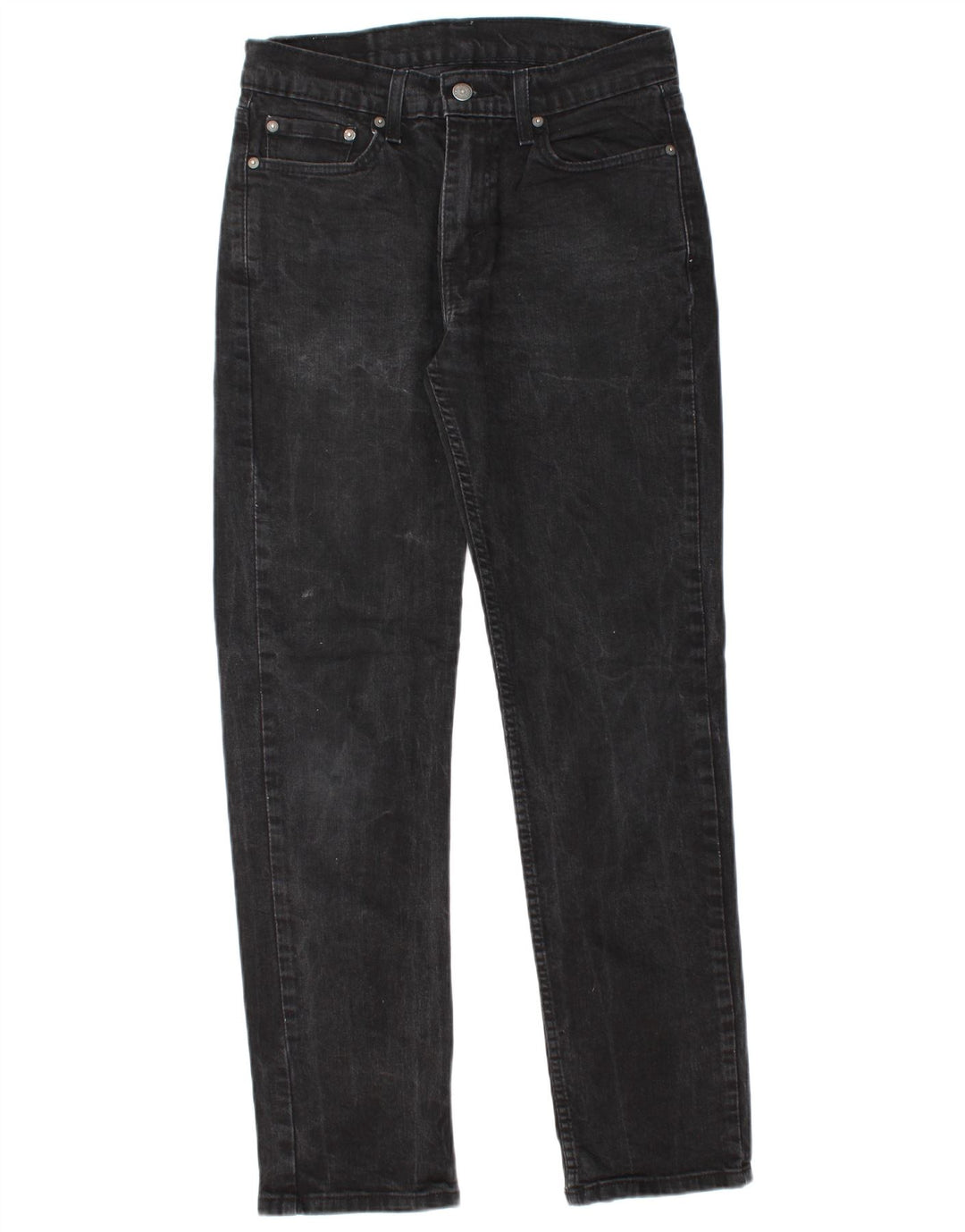 Levi's Uomo 514 Jeans dritti W30 L30 Cotone Nero
