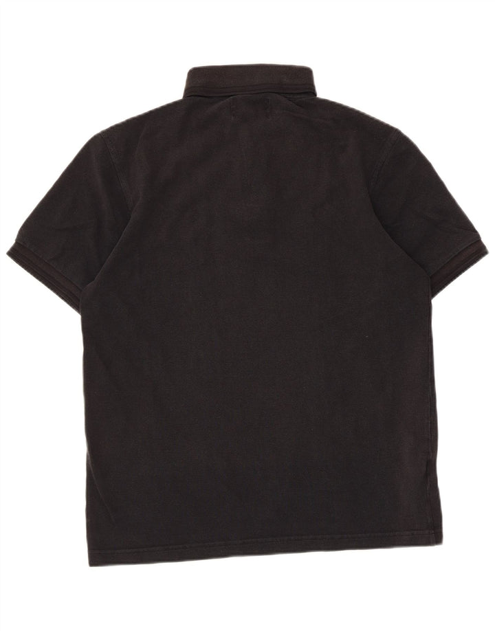 Polo Fred Perry da uomo slim fit in cotone color block medio nero