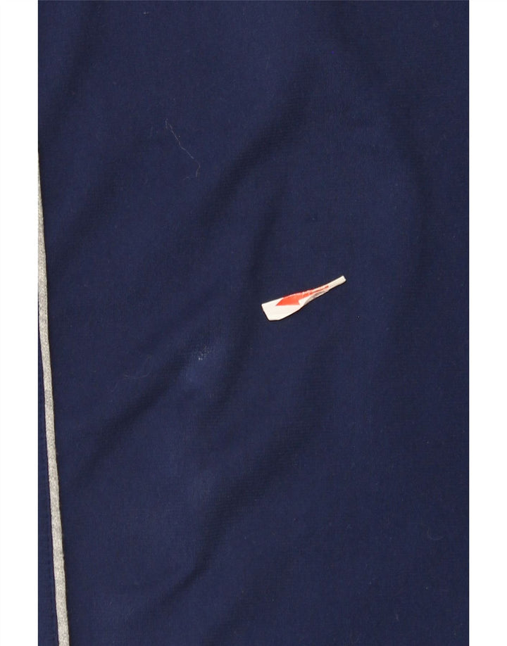 Pantaloni da tuta da uomo Adidas UK 38/40 Poliestere blu navy medio