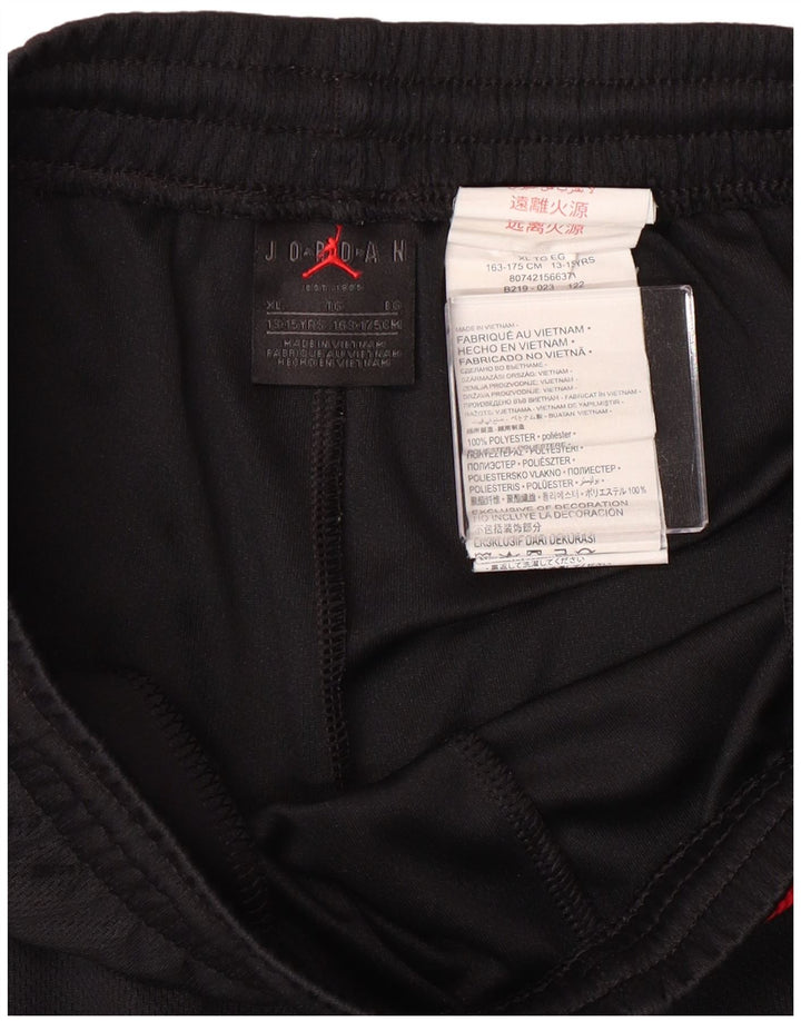 Pantaloncini sportivi con grafica Jordan da ragazzo 13-14 anni XL poliestere nero