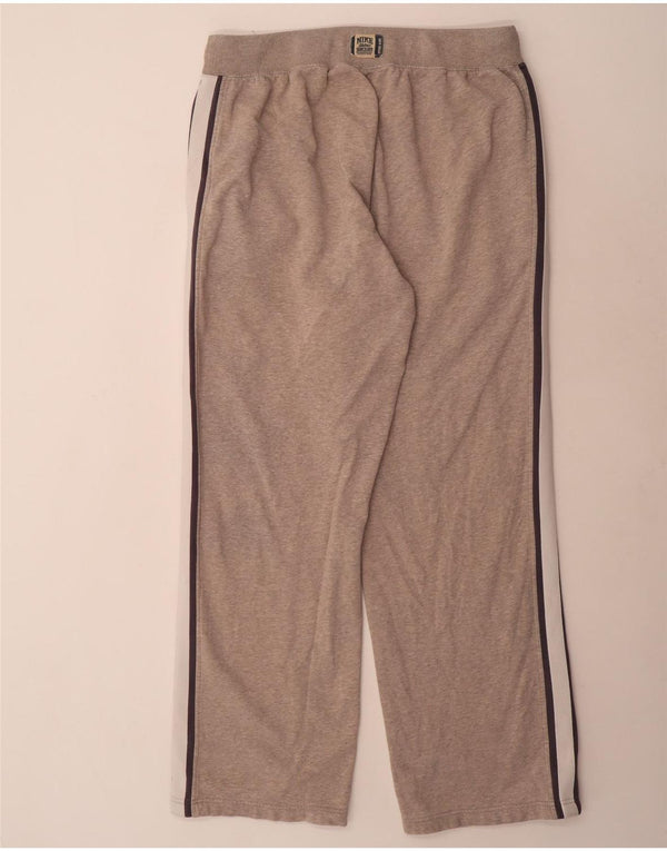 Pantaloni da tuta con grafica Nike da donna UK 20 2XL cotone grigio
