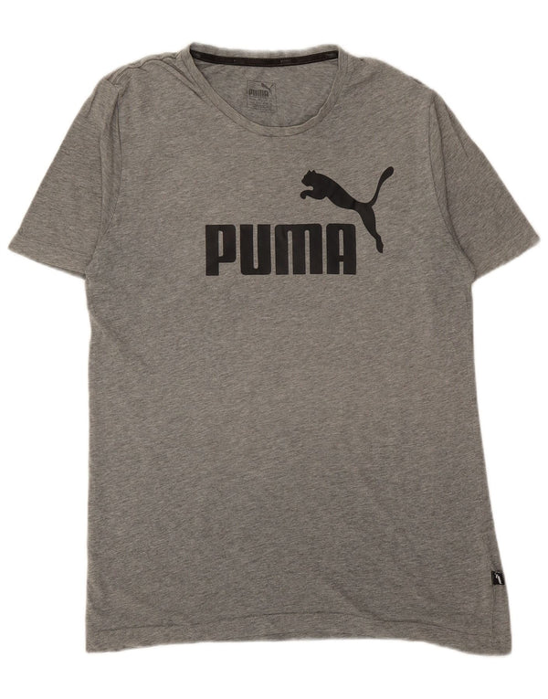 T-shirt grafica PUMA da uomo grigio medio