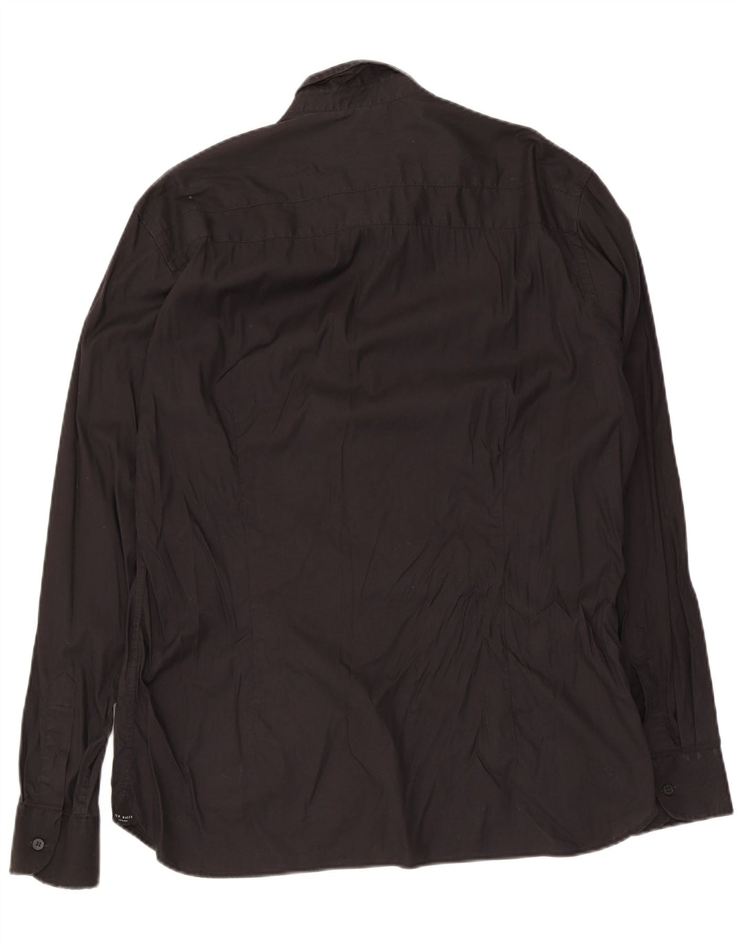 Camicia da uomo Ted Baker taglia 5 XL cotone nero