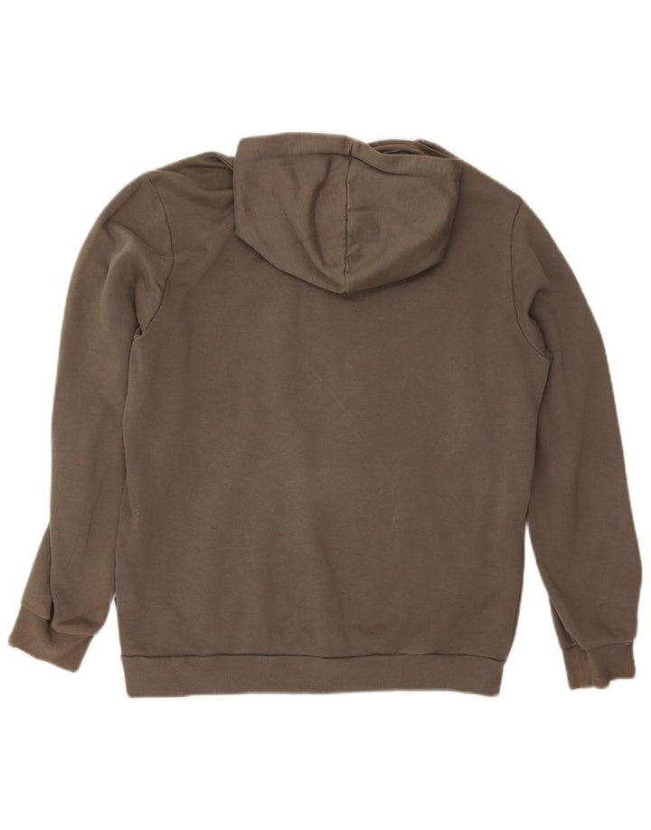 Felpa con cappuccio grafica da uomo Puma in cotone marrone medio