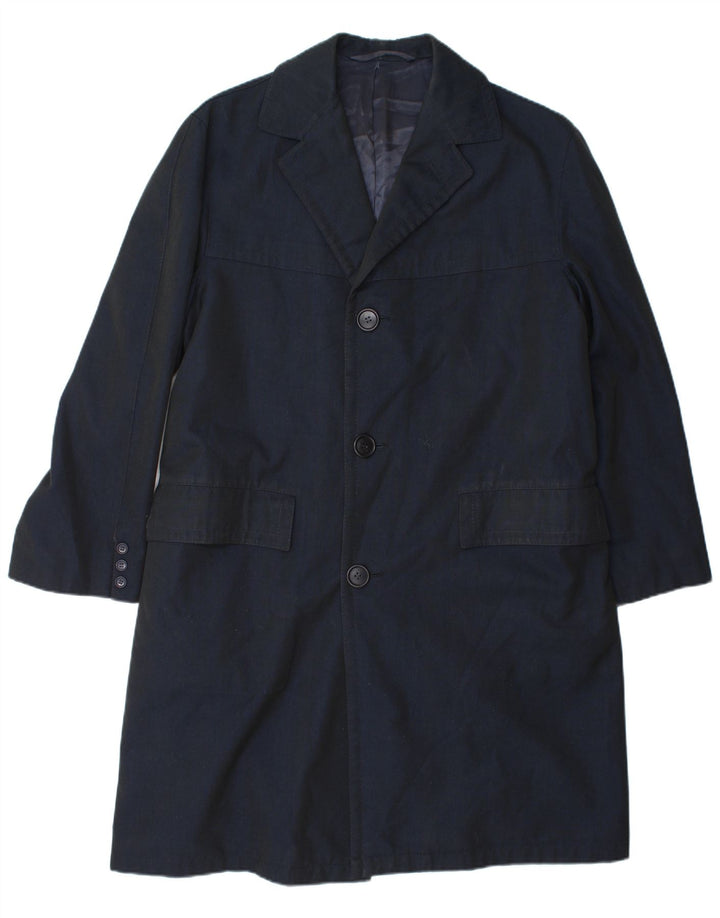 Soprabito da uomo Senator UK 38 medio in lana blu navy
