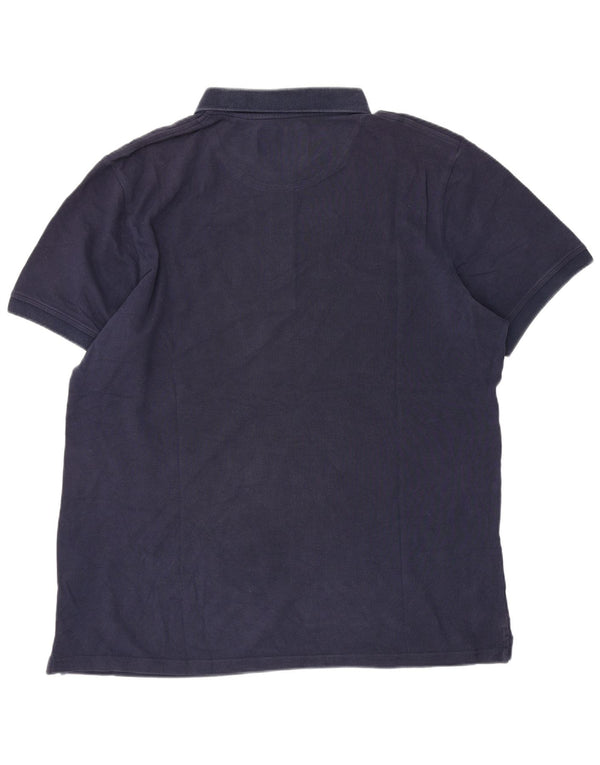 Polo da uomo Lyle & Scott XL Blu navy in cotone