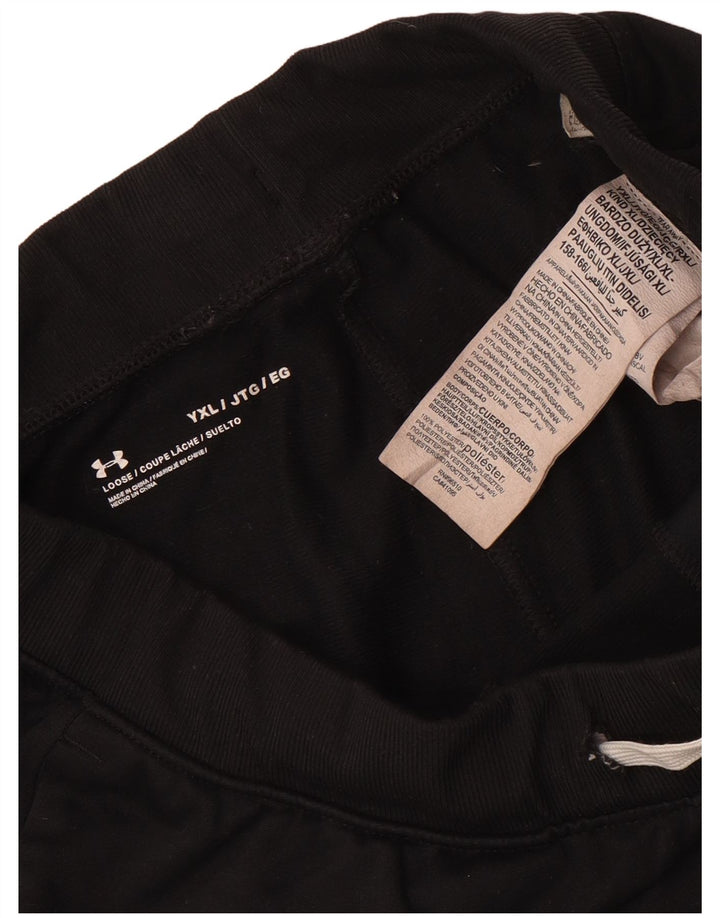Pantaloni Tuta Jogger Under Armour Ragazzi 13-14 Anni XL Nero Poliestere