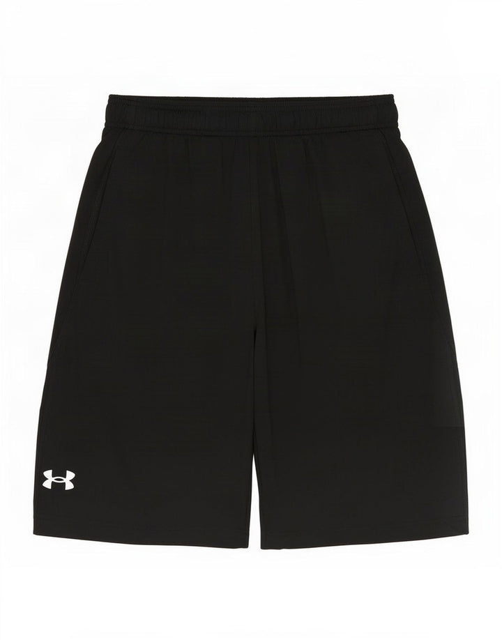 Pantaloncini sportivi da uomo Under Armour medio nero poliestere