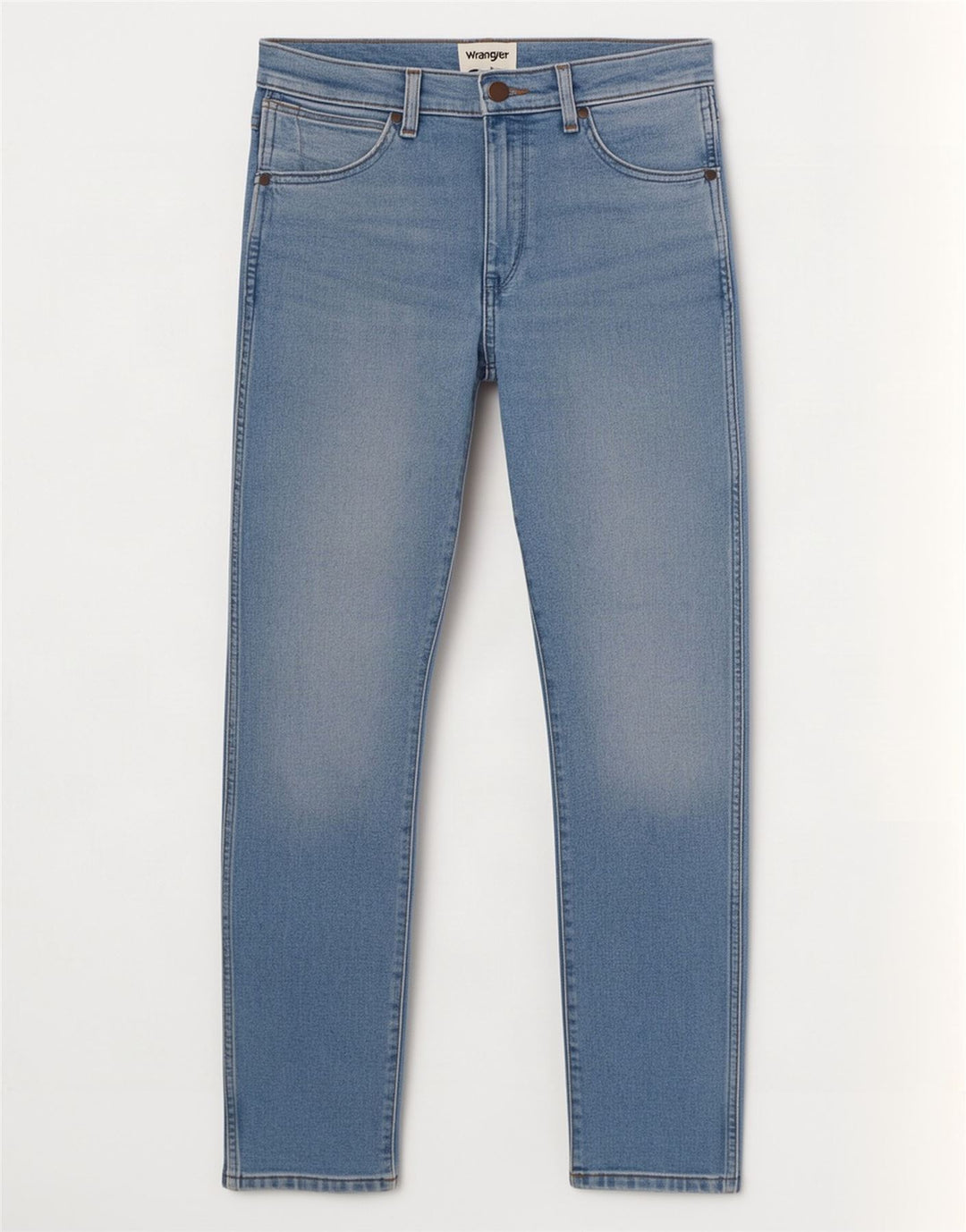 Jeans Wrangler Larston Slim da uomo W28 L32 in cotone blu