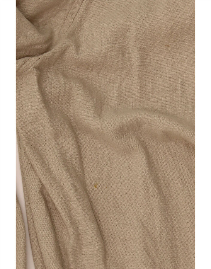 Pantaloni chino vestibilità regolare da uomo Marks & Spencer W36 L33 Lino beige