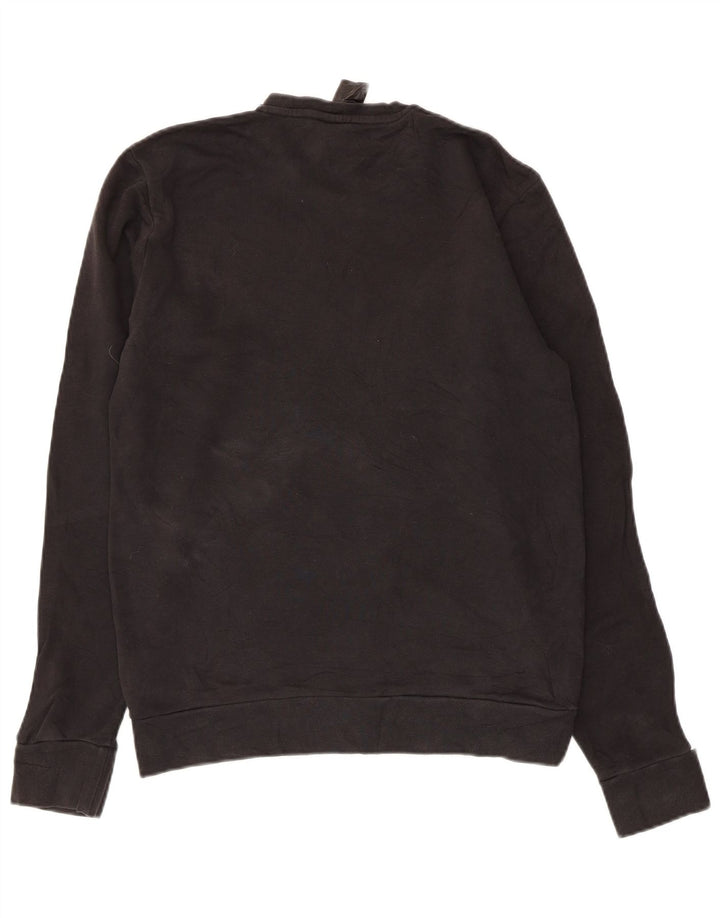 Felpa Adidas Uomo Maglione Piccolo Cotone Nero