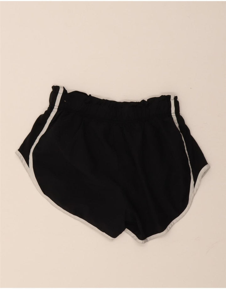 Pantaloncini sportivi Nike da donna Dri Fit UK 14 medio nero poliestere