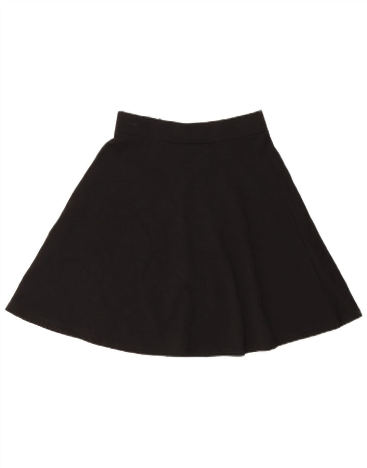 Gonna a trapezio da donna Lipsy UK 8 piccola W26 poliestere nero