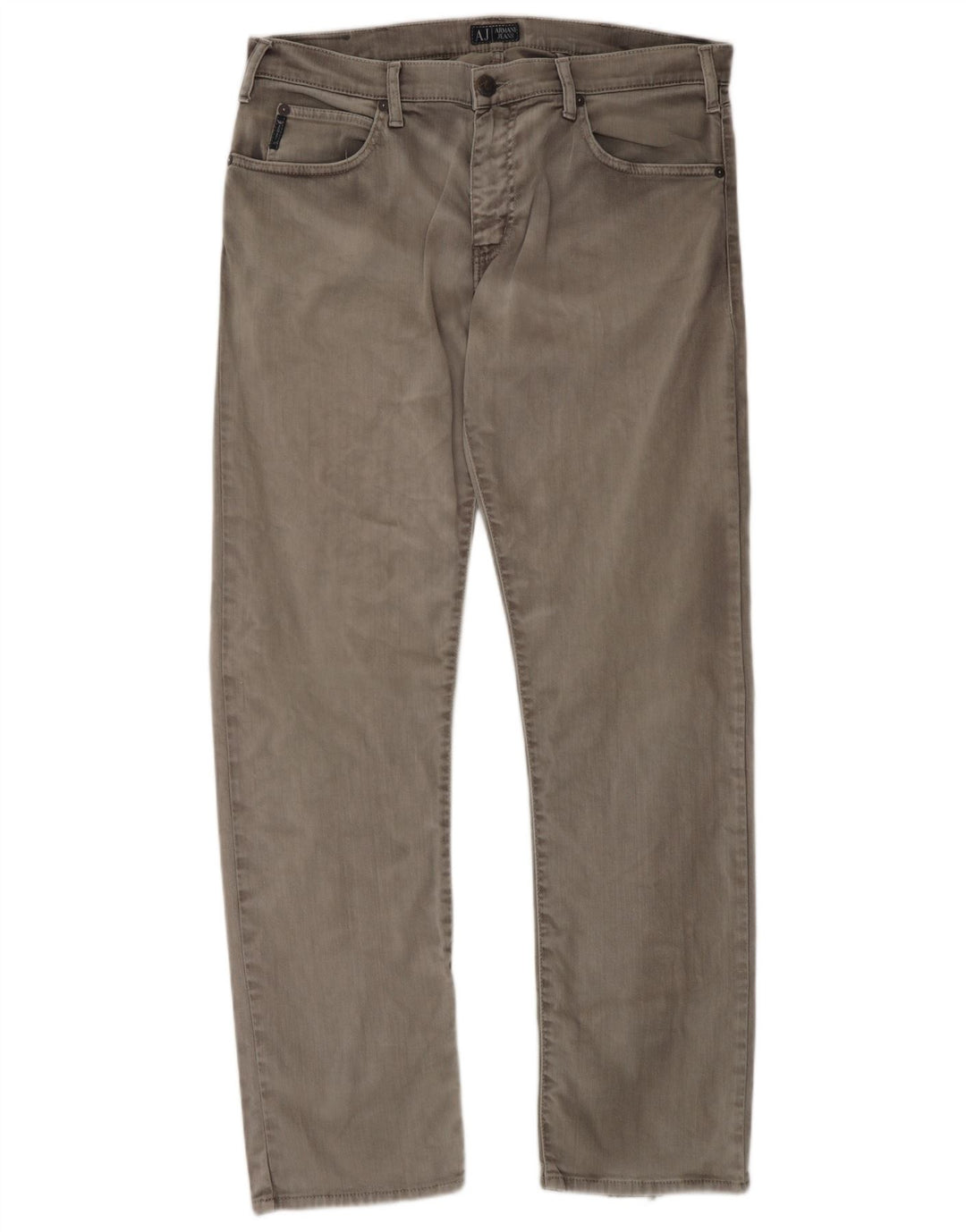 Jeans dritti da uomo Armani W36 L35 cotone grigio