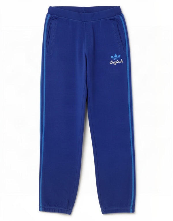 Pantaloni da tuta da donna Adidas Joggers UK 10 Small Blu Cotone