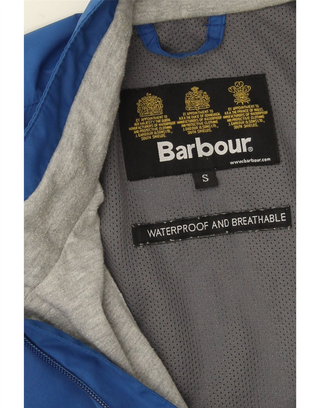 Giacca a vento da uomo Barbour UK 36 piccola blu