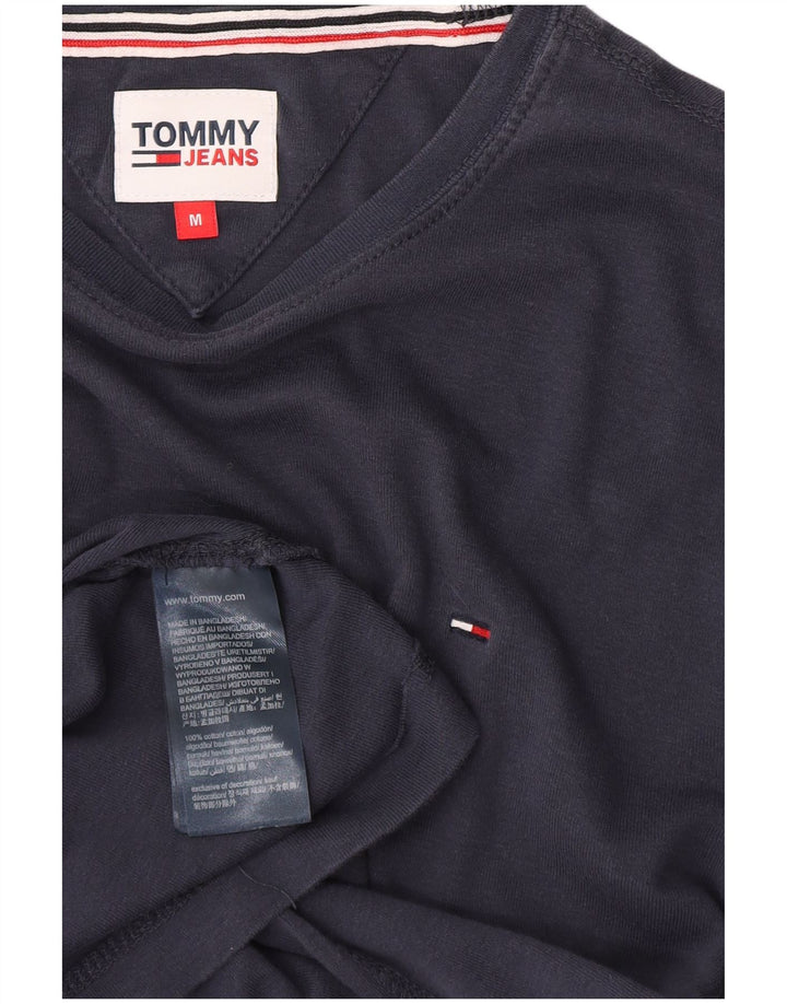 TOMMY HILFIGER Top da uomo a maniche lunghe in cotone blu navy medio