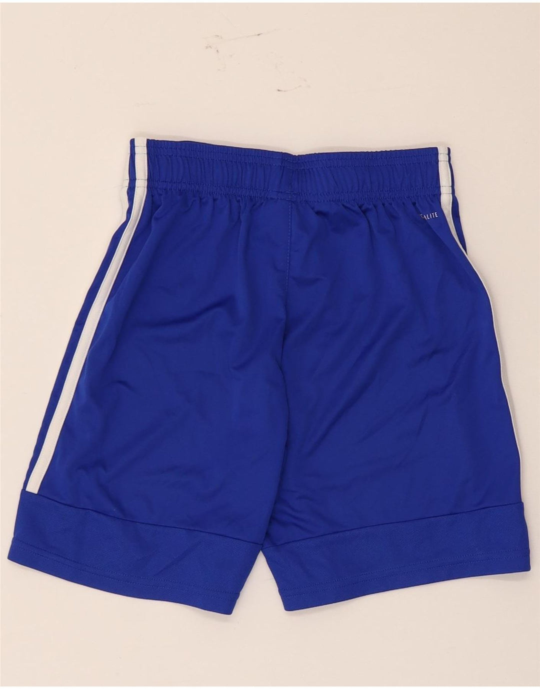Pantaloncini sportivi Adidas Climalite da ragazzo 11-12 anni in poliestere blu