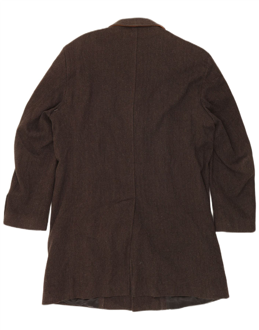 GANT Cappotto da uomo UK 42 XL Lana a spina di pesce marrone