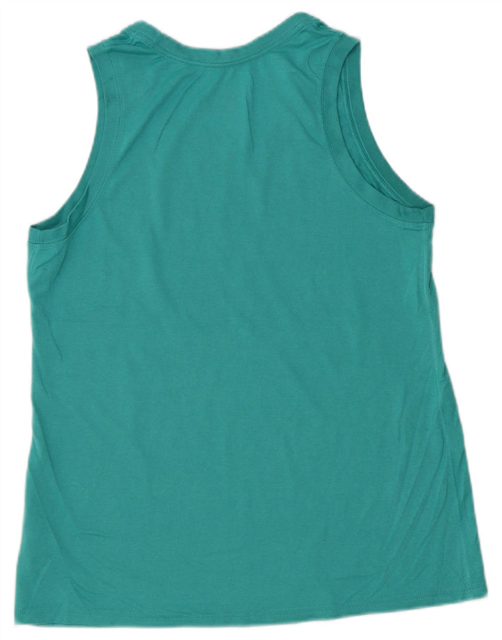 Canotta Nike Dri Fit Regular Fit da donna UK 14 Large Verde Poliestere