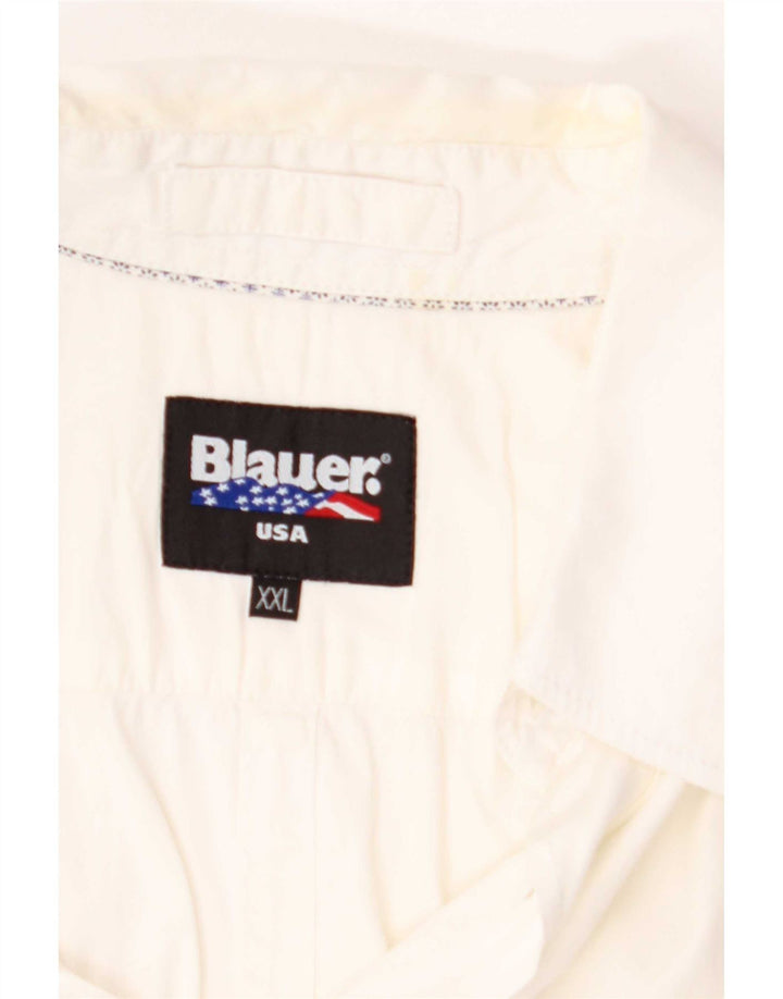 Camicia Blauer da uomo 2XL Bianca