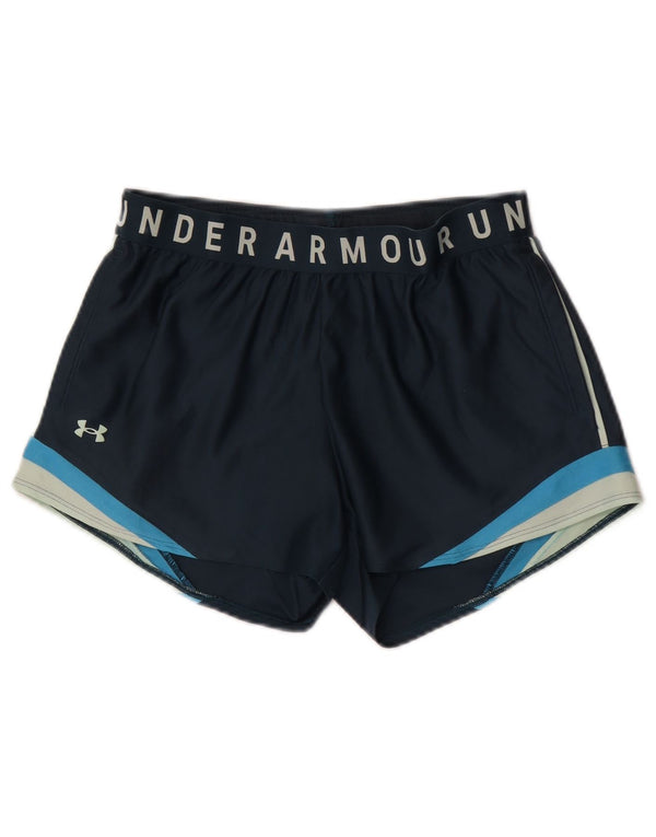 Pantaloncini sportivi Under Armour da donna Heat Gear UK 10 Small Blu Navy