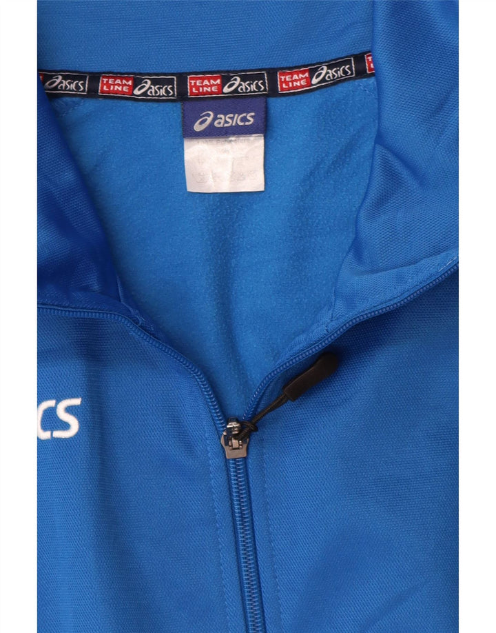 Giacca sportiva da uomo Asics XL blu poliestere