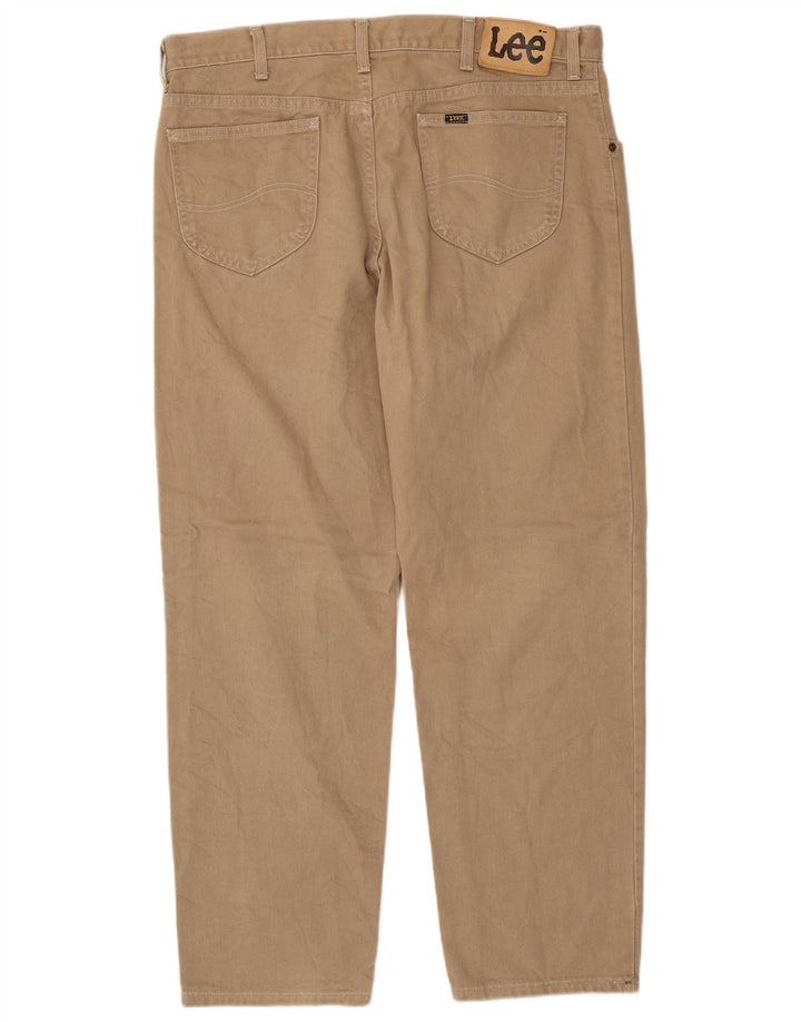 Jeans affusolati da uomo Lee W38 L30 in cotone marrone