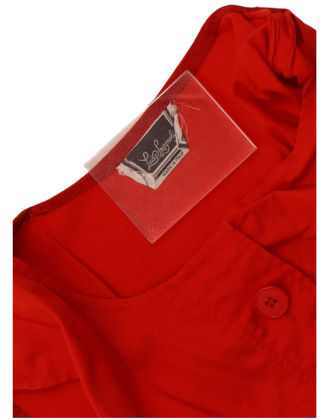 Abito a trapezio senza maniche da donna Luisa Spagnoli UK 12 rosso medio