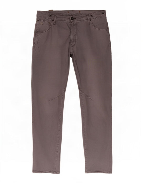 Pantaloni casual slim da uomo G-Star W36 L34 cotone grigio
