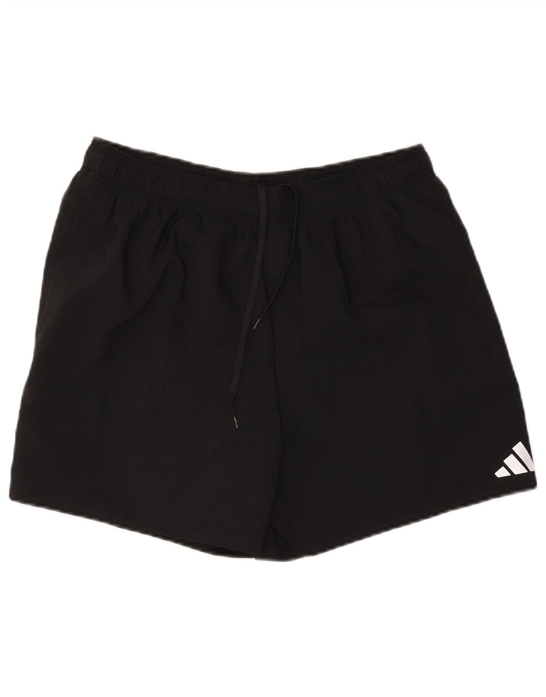 Pantaloncini sportivi da uomo Adidas grandi in poliestere nero