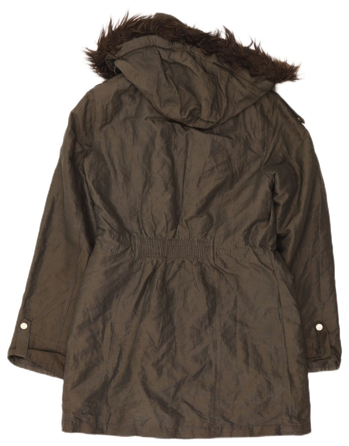 Giacca militare con cappuccio Marks & Spencer da donna Per Una UK 10 Small Khaki